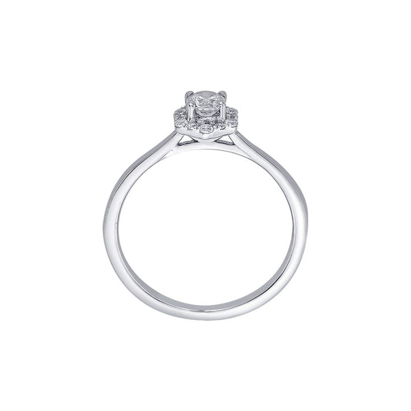 Subtle Diamond and Platinum Finger Ring - Image 3 - GEMHUB