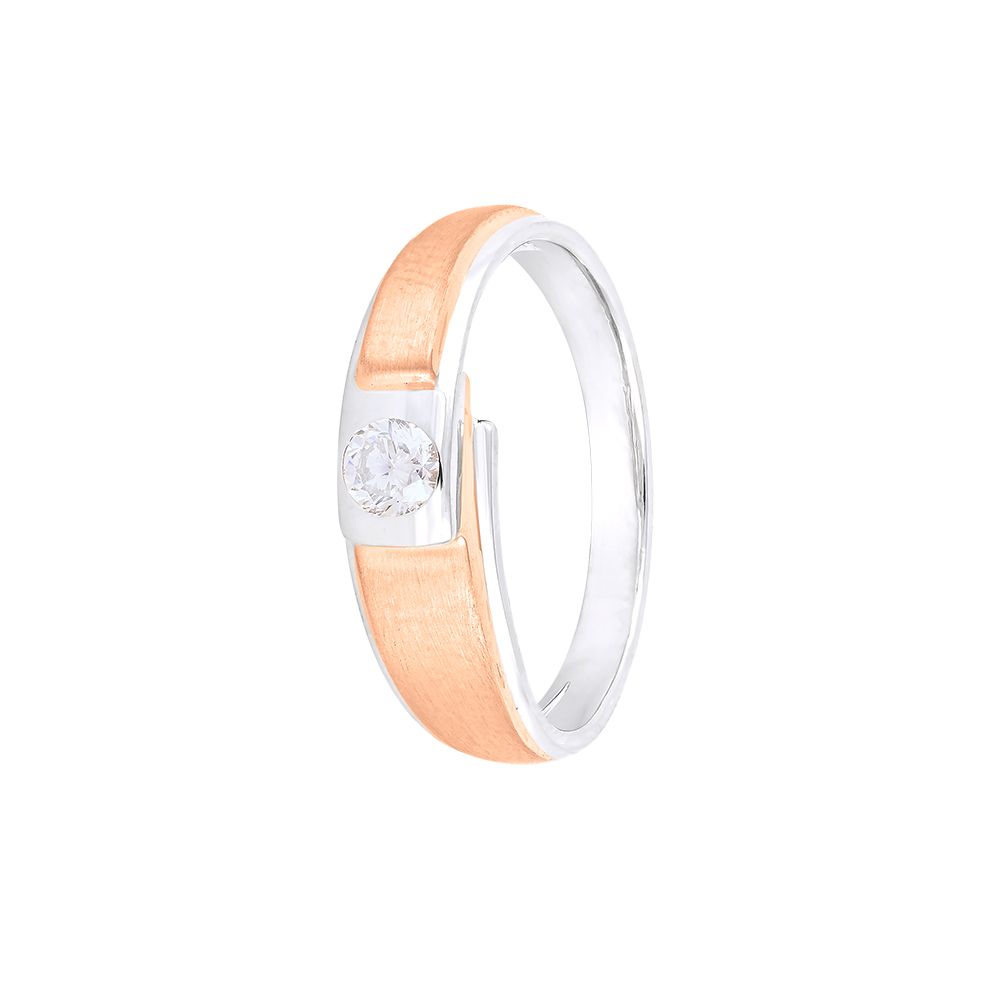 Eclectic Dual Toned Diamond Band - 950Pt Platinum - GEMHUB