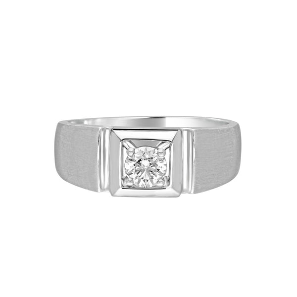 Luxurious Men's Solitaire Finger Ring - Image 2 - GEMHUB