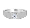 Quality Men's Diamond Solitaire Ring - Image 2 - GEMHUB