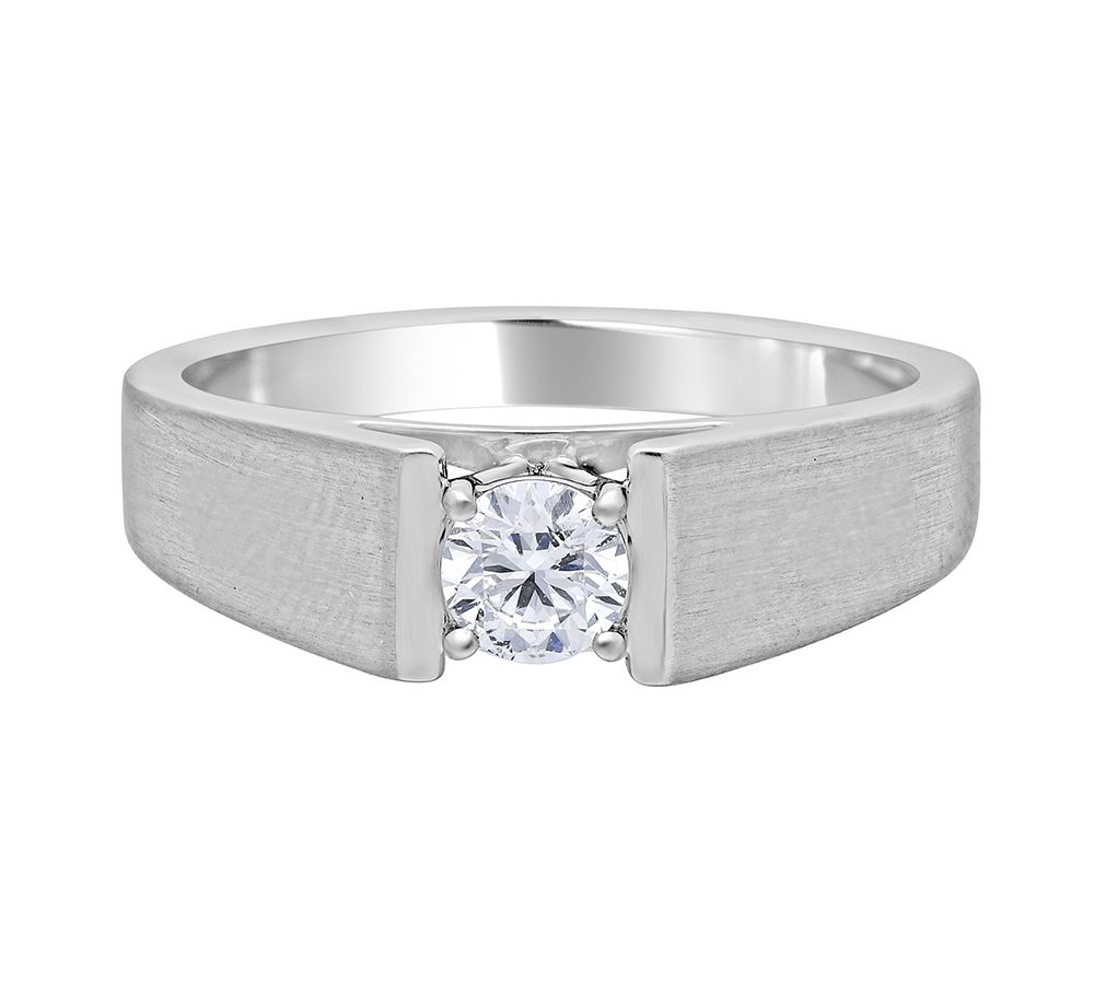 Quality Men's Diamond Solitaire Ring - Image 2 - GEMHUB