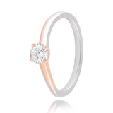 Dual Dream Diamond Ring - 950Pt Platinum - GEMHUB