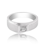 Platinum Bezel Diamond Ring - Image 2 - GEMHUB