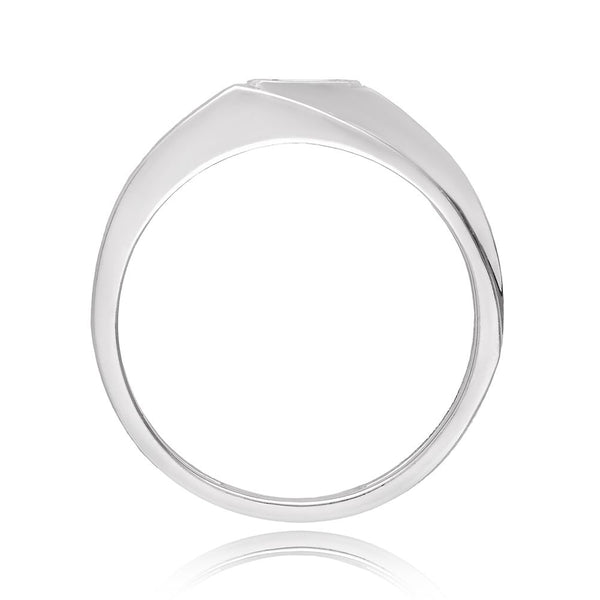 Platinum Bezel Diamond Ring - Image 3 - GEMHUB