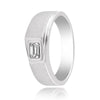 Platinum Bezel Diamond Ring - 950Pt Platinum - GEMHUB